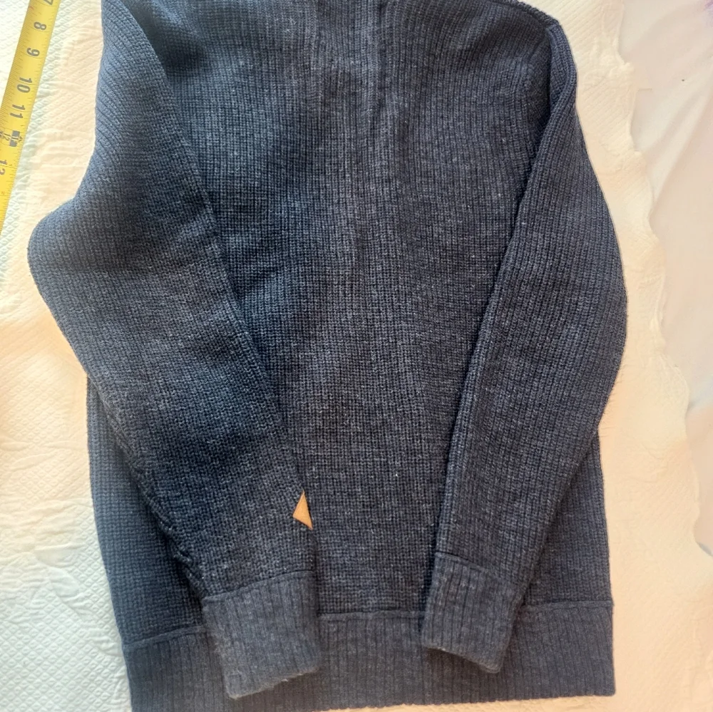Men's Navy Full-Zip Sweater